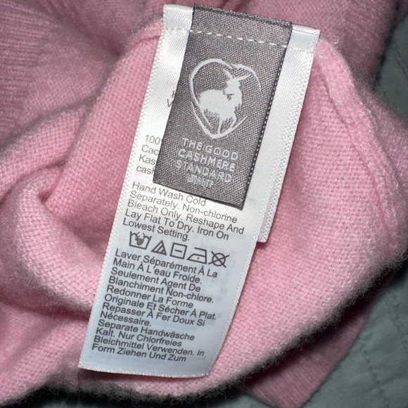 J.CREW 100% CASHMERE PINK SWEATER TANK SIZE MEDIUM - Picture 4 of 6